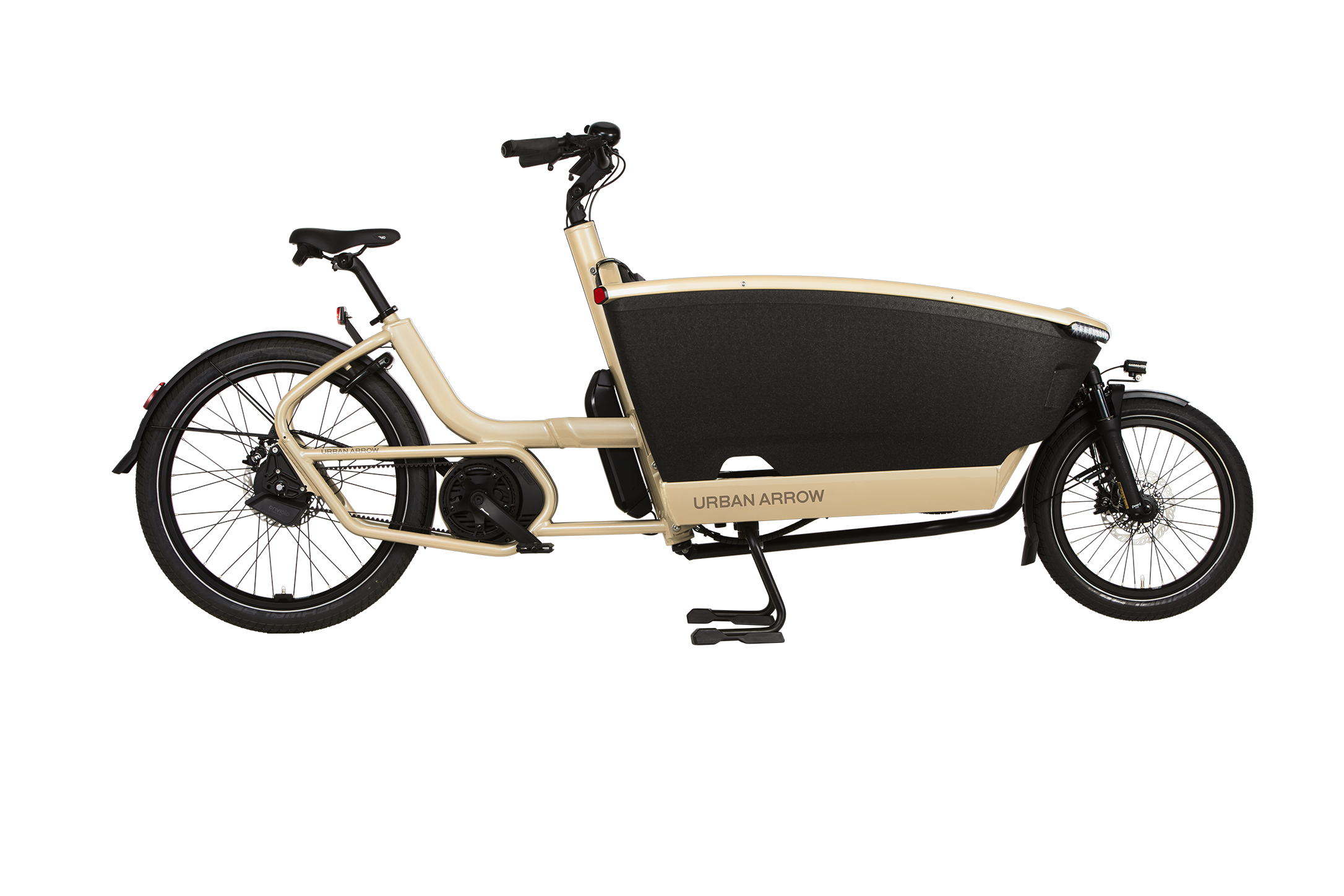 Elektrische bakfiets Urban Arrow FamilyNext Pro Latte — Bikeshop Zeeland