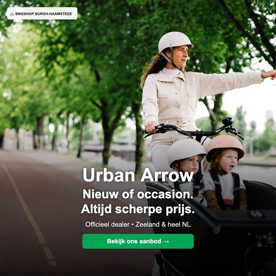 Urban Arrow bakfiets — scherpe prijs bij Bikeshop Zeeland